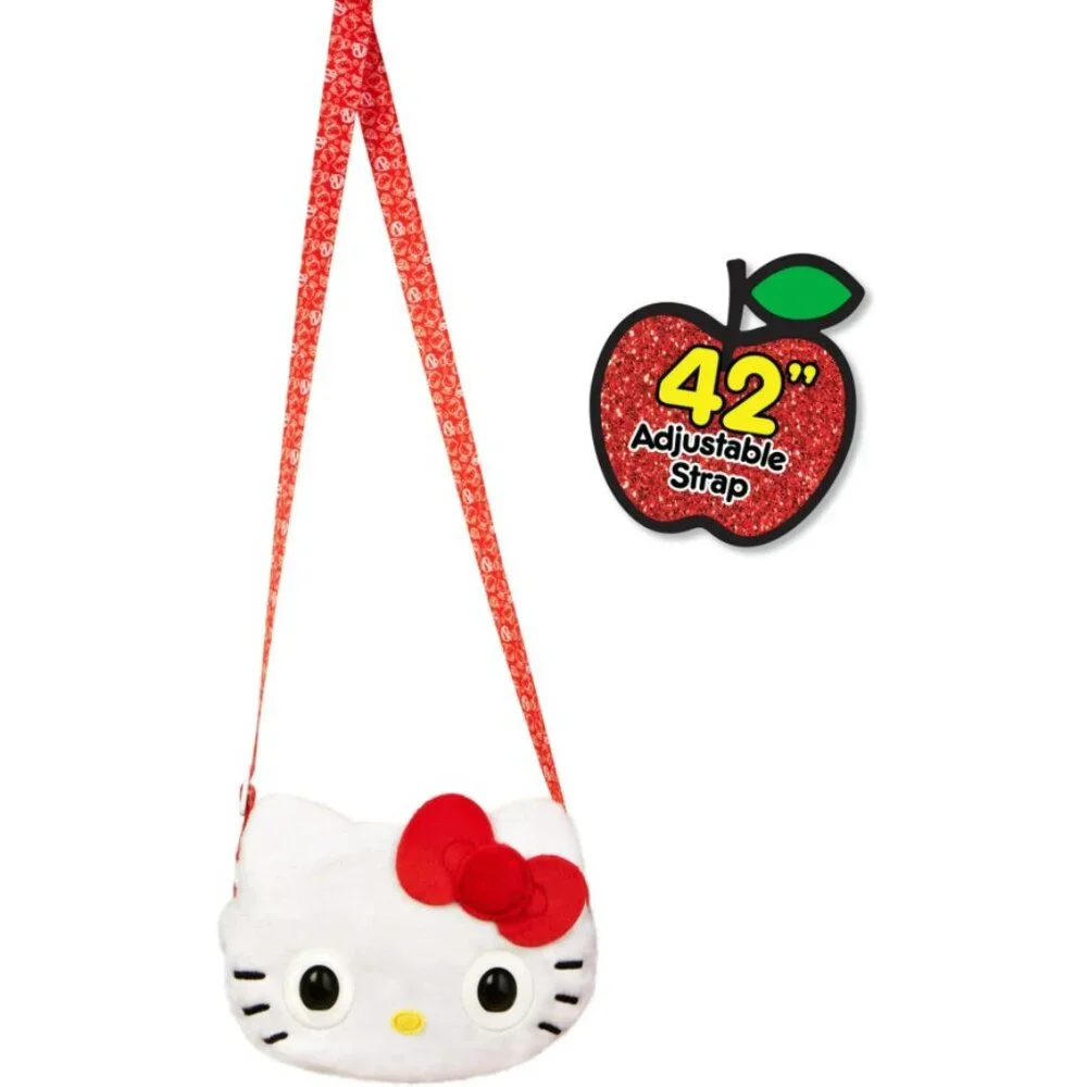 NEW Hello Kitty Sanrio Purse Pets w/ 30 Sounds Blinking Eyes Crossbody Bag Inter